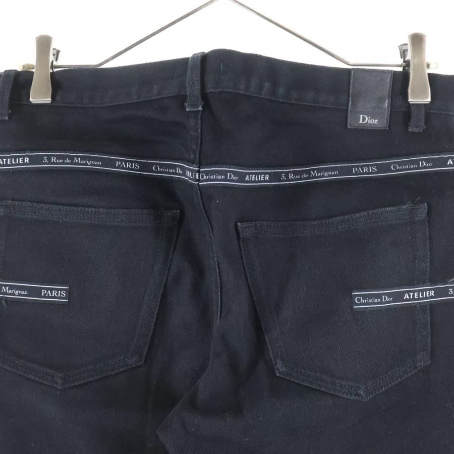 Christian dior atelier アトリエ　ジョガーパンツ DIOR ディオール アトリエライン SLIM17.5 デニムパンツ ブラック