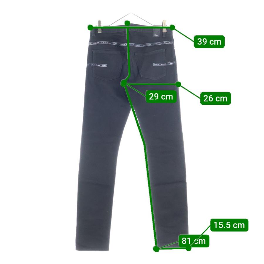 DIOR【ATELIER 美品】デニムパンツ ジーンズ 黒 Lサイズ位 メンズ 楽天市場】ディオール ジーンズ（メンズファッション）の通販