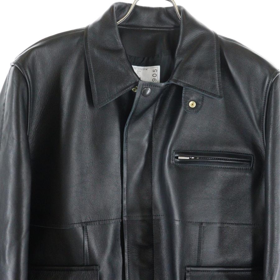 sacai（サカイ） 25AW Leather Blouson カウレザー ジップアップ