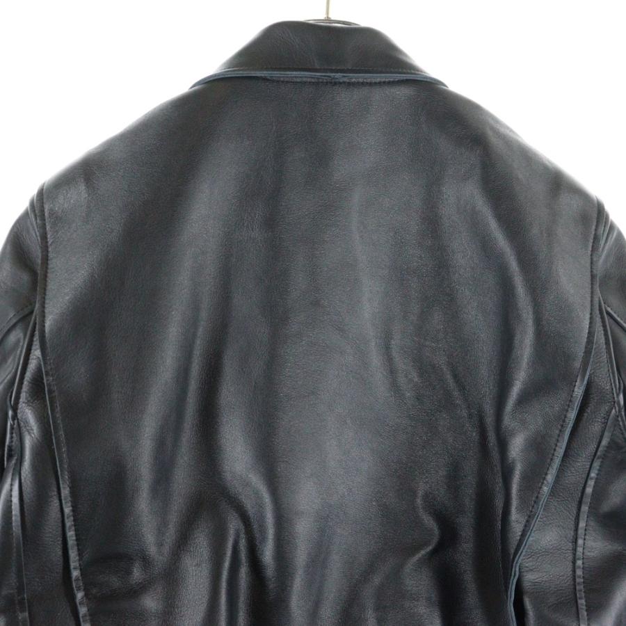 sacai（サカイ） 25AW Leather Blouson カウレザー ジップアップ