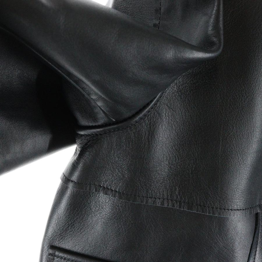 sacai（サカイ） 25AW Leather Blouson カウレザー ジップアップ