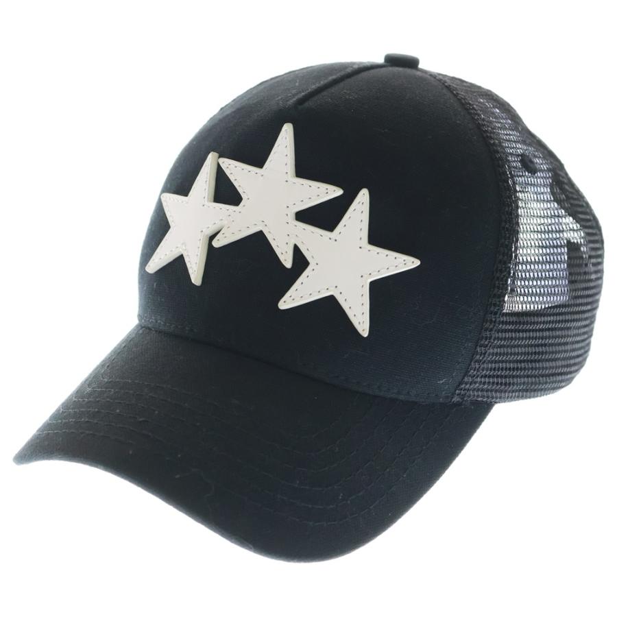AMIRI（アミリ） 3 Star Trucker Hat 3スタートラッカーハット レザー