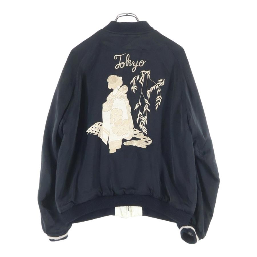 Y's for men 刺繍 リバーシブル スカジャン Y's - Y's REVERSIBLE JACKET （BLACK） / リバーシブル スカジャン