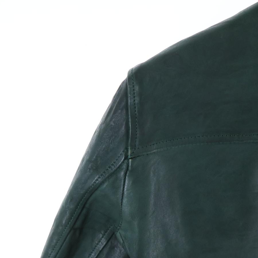 BACK LASH バックラッシュ カーフレザー ジップアップ シングルレザー