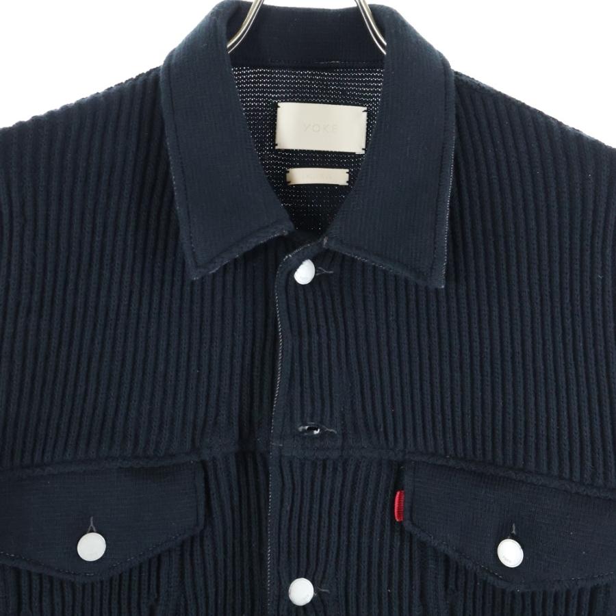 YOKE ヨーク 24AW Connected Knit Denim Trucker Jacket ニット デニム