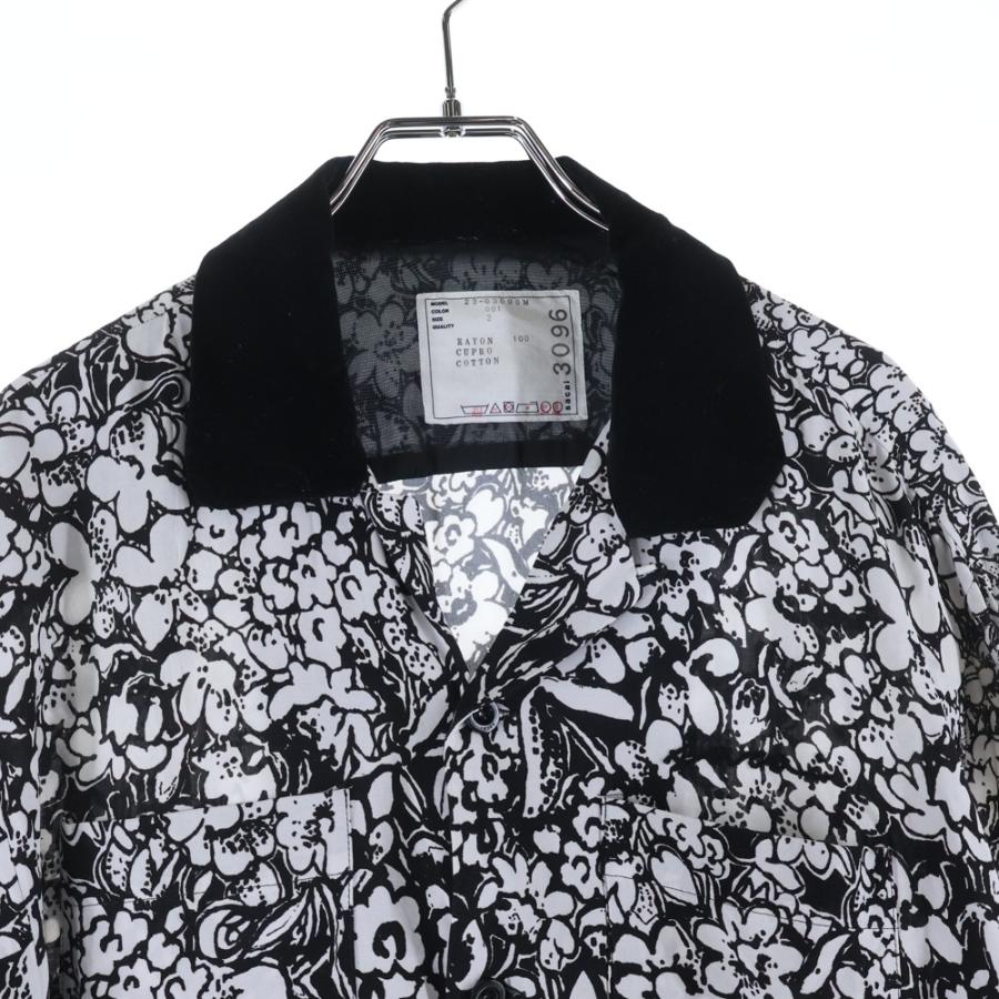 Sacai サカイ フローラルプリントシャツ sacai（サカイ） 24SS Floral Print Shirt フローラルプリントシャツ