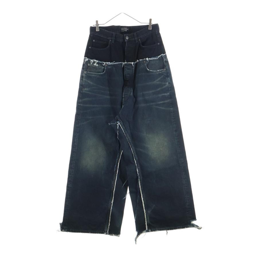 BALENCIAGA（バレンシアガ） 24AW Cut Up Baggy Denim Pants カット