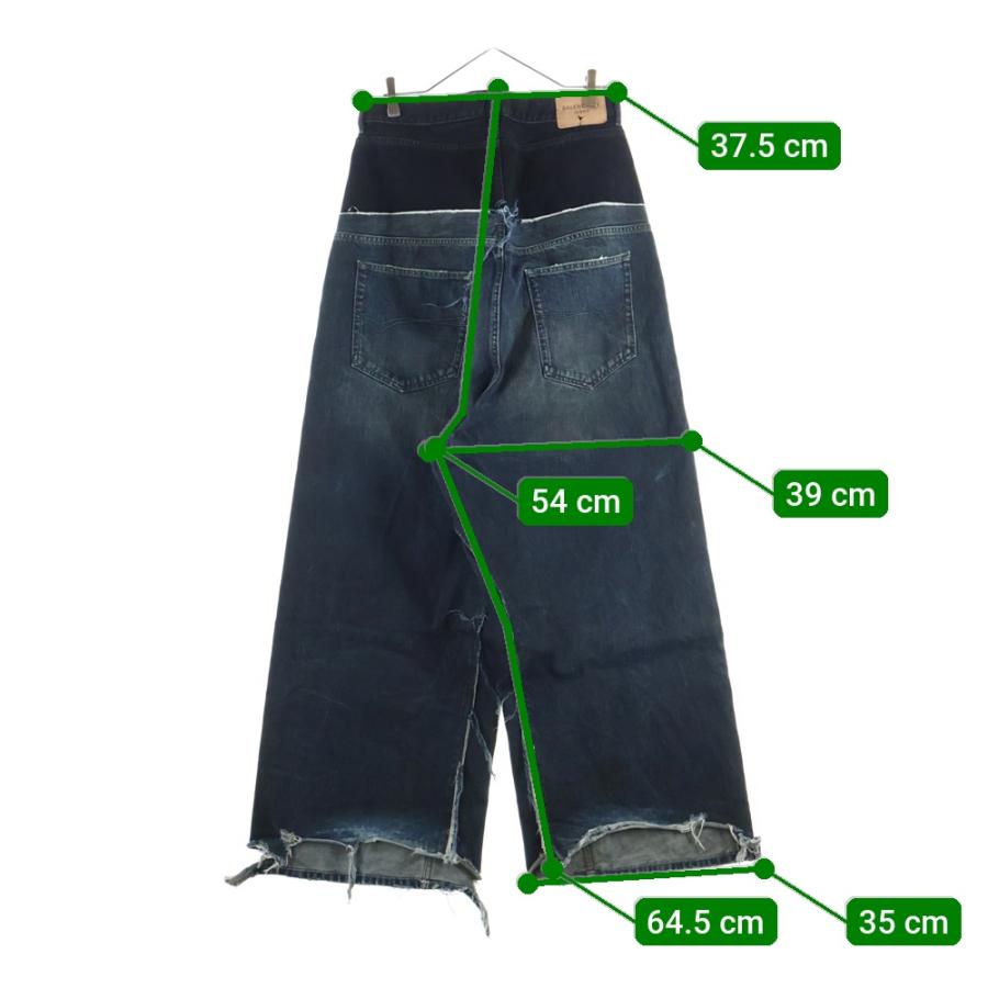 BALENCIAGA（バレンシアガ） 24AW Cut Up Baggy Denim Pants カット