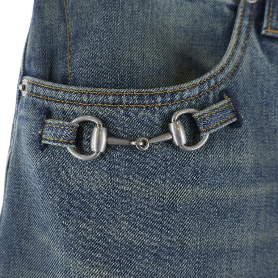 新品未使用 デムナGUCCI 26SS デニム32 GUCCI（グッチ） 26SS デムナヴァザリア ホースビットディテール