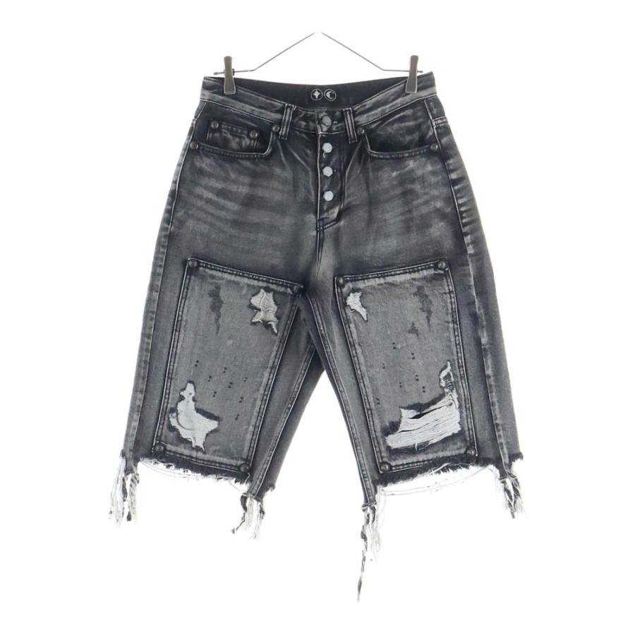 THUG CLUB サグクラブ DOUBLE KNEE DAMAGE SHORTSダブルニー ダメージ