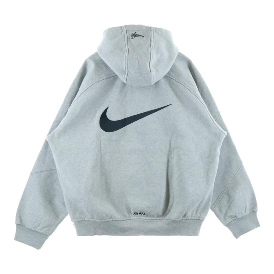 Nike x Supreme グレー パーカー Lサイズ Supreme（シュプリーム） 25SS ×NIKE Zip Up Hooded Sweatshirt ナイキ