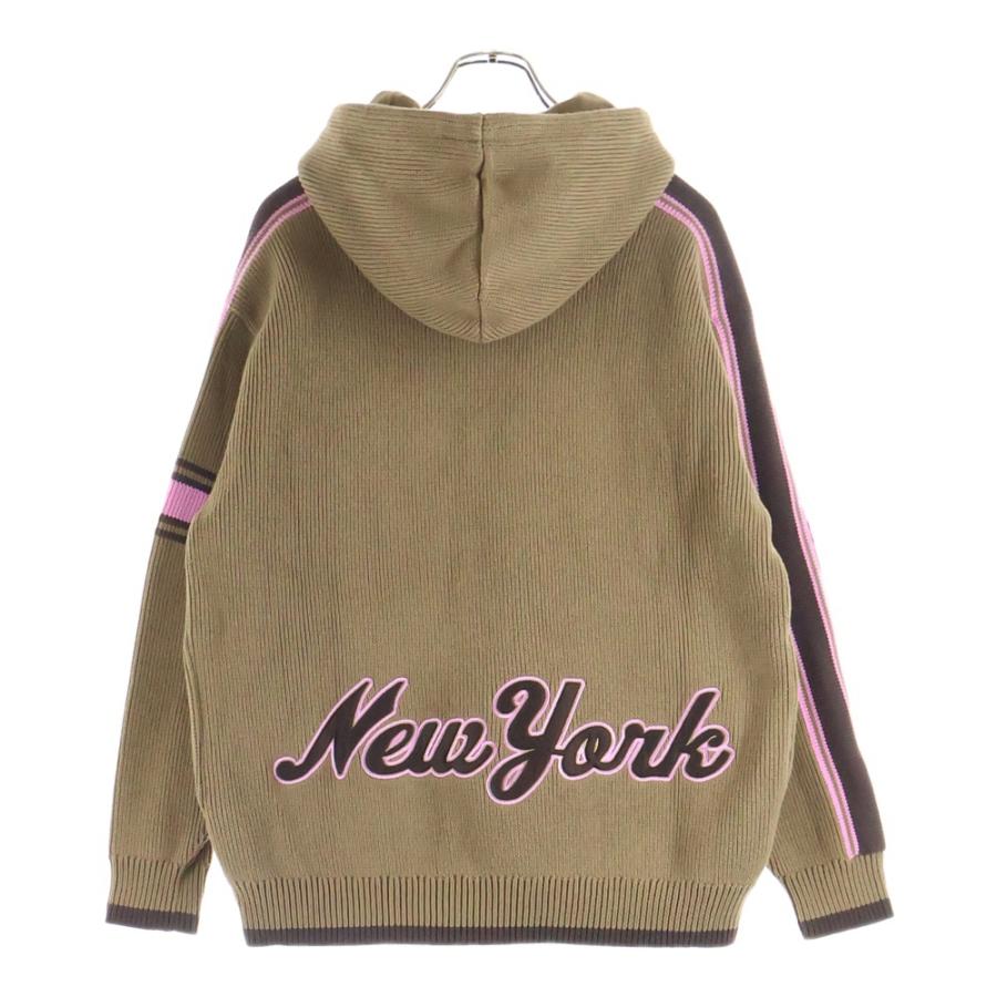 supreme ジップアップ セーター パーカー ブラウン/ピンク Mサイズ Supreme（シュプリーム） 22SS Sport Zip Up Hooded Sweater ジップ