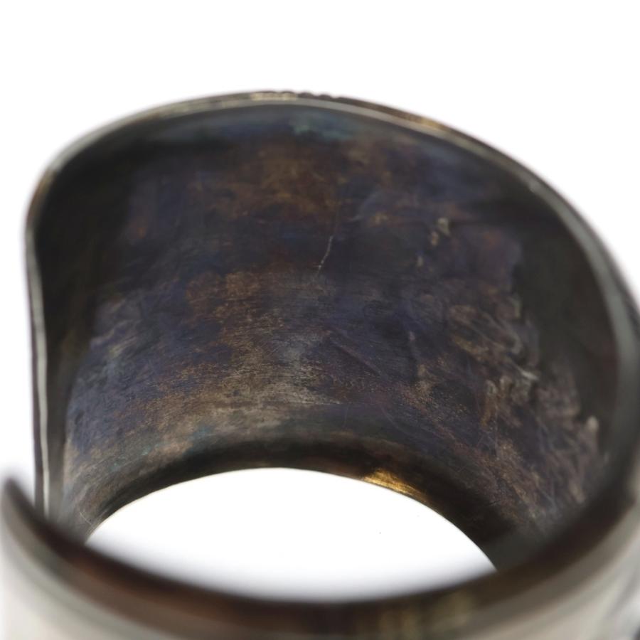 インディアンジュエリー THOMAS SINGER NAVAJO SILVER CUFF BRACELET ナバホ トーマス シンガー カフ ブレスレット シルバー_5