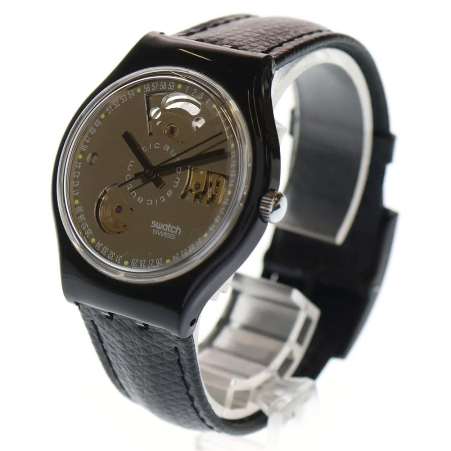 未使用 オートマチックSwatch BLACK MOTION Swatch（スウォッチ） Black Motion Automatic Watch ブラック