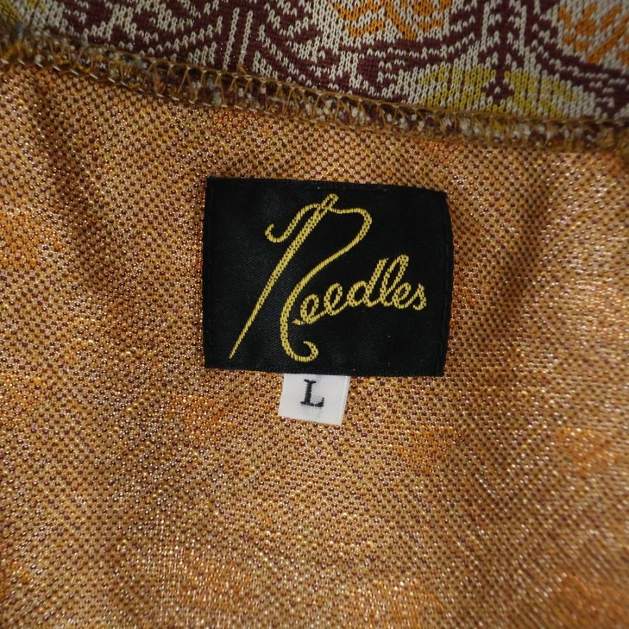 Needles 総柄 トラックジャケット ジャガード　ブラウン　ジャージ Needles（ニードルス） Track Jacket ジップアップ ジャガードトラック
