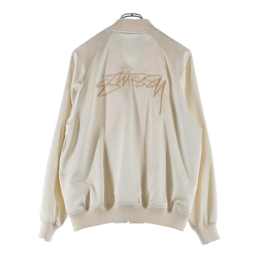STUSSY（ステューシー） パームツリー ロゴ刺繍 サテンスカジャン