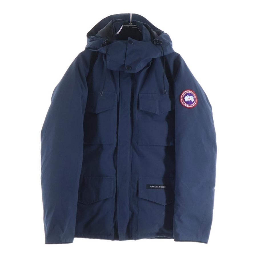   カナダグース Kamloops カムループス ジップアップフーデットナイロンダウンコート 4075JM R ネイビー CANADA GOOSE（カナダグース） Kamloops カムループス ジップアップ