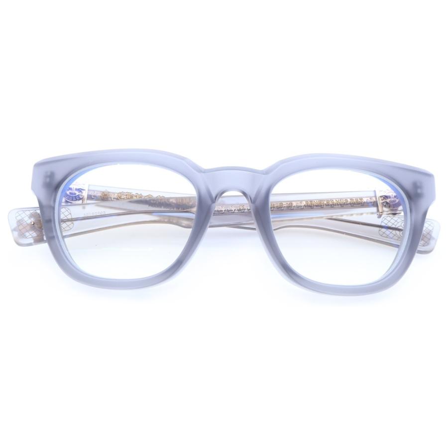 クロムハーツ  PENETRANUS REX BSフレアテンプルボストンフレーム眼鏡 メンズ 49□23-143 CHROME HEARTS（クロムハーツ） PENETRANUS REX BSフレアモチーフ 眼鏡