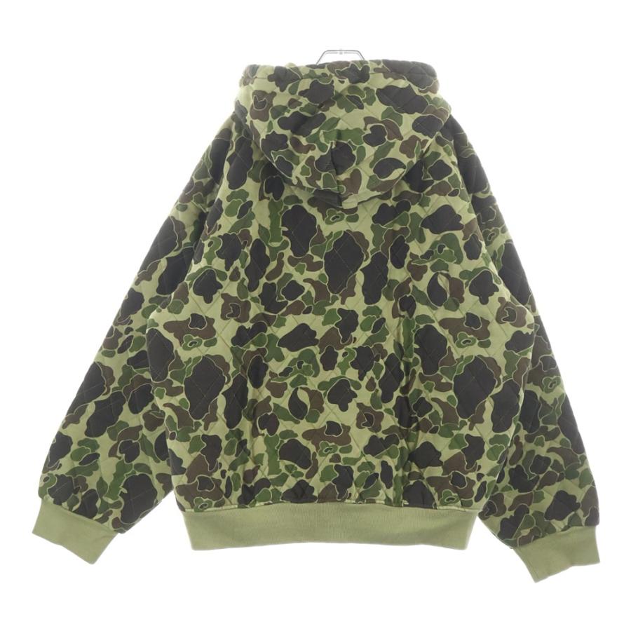 CARHARTT カーハート HOODED VISTA QUILTED SWEAT カモ柄 中綿キルティング フーデッドジャケット I035665 カーキ Carhartt（カーハート） HOODED VISTA QUILTED SWEAT カモ柄 中綿