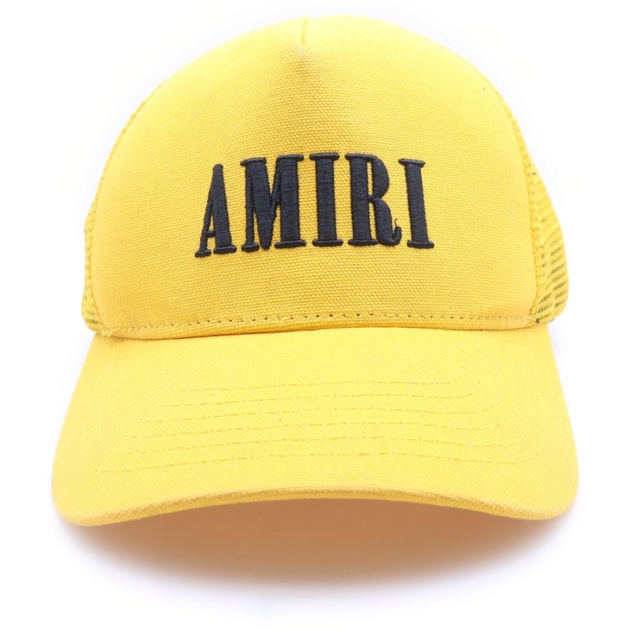 AMIRI（アミリ） フロントロゴ メッシュキャップ 帽子 イエロー