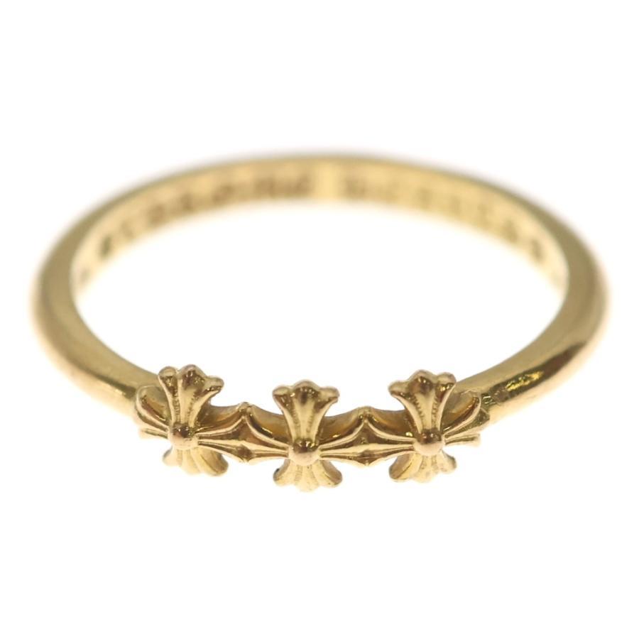クロムハーツ 22K BUBBLGM CH PLS ダイヤ CHROME HEARTS（クロムハーツ） 22K BUBBL GUM RING 3CH PLUS