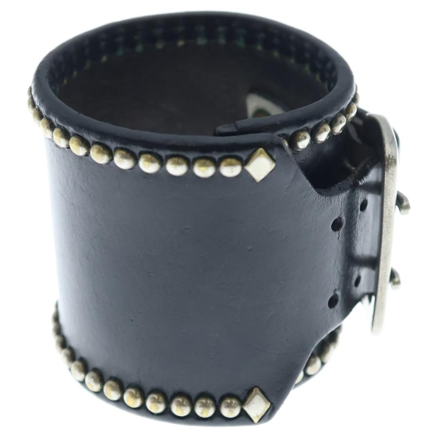 WOLF'S HEAD ウルフズヘッド 70mm Studs Leather Bracelet スタッズ