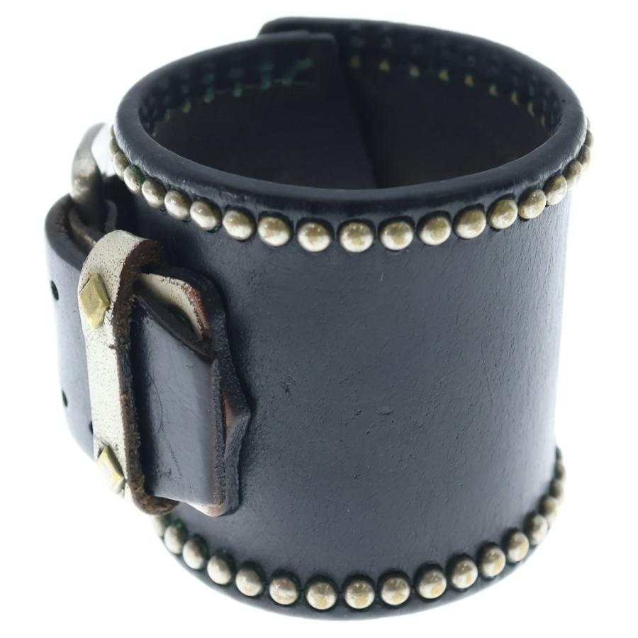 WOLF'S HEAD ウルフズヘッド 70mm Studs Leather Bracelet スタッズ