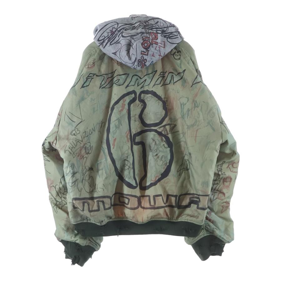 Mowalola モワローラ 25AW GRAFFITI BOMBER JACKET グラフィック 