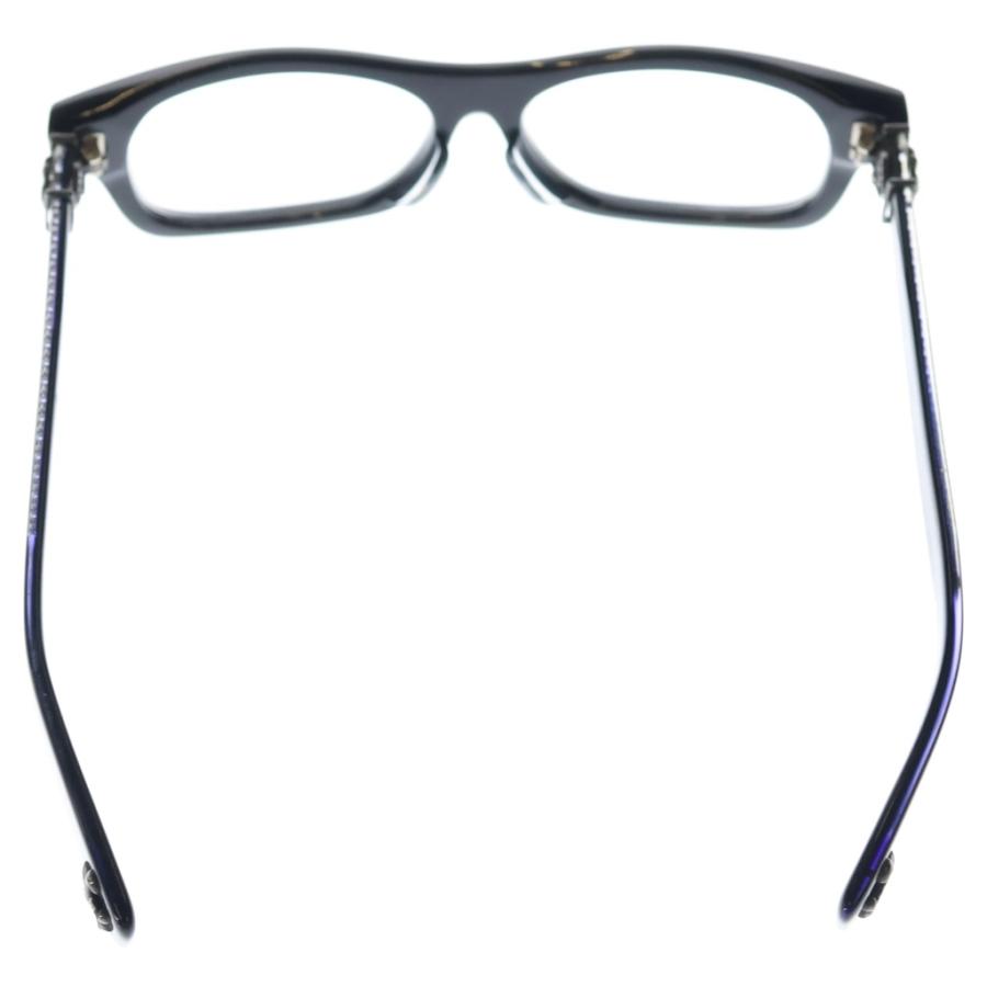 CHROME HEARTS クロムハーツ T-NUC-A BSフレア メガネ アイウェア 眼鏡 ブラック/シルバー ※度入りの画像