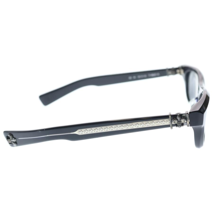 CHROME HEARTS クロムハーツ T-NUC-A BSフレア メガネ アイウェア 眼鏡 ブラック/シルバー ※度入りの画像