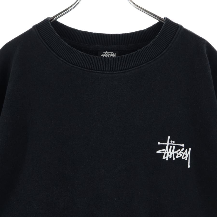 STUSSY（ステューシー） Crew Neck Sweatshirt ロゴデザイン クルー