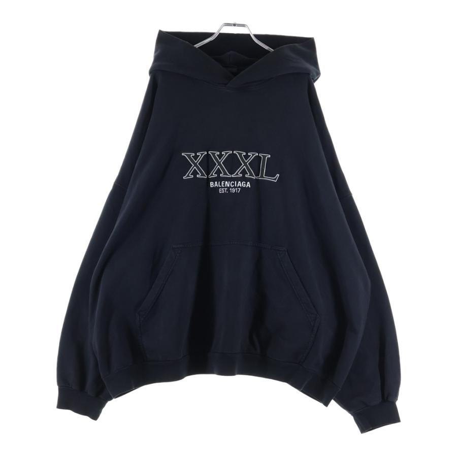 BALENCIAGA（バレンシアガ） 22AW XXXL HOODIE ロゴ刺繍 プルオーバー