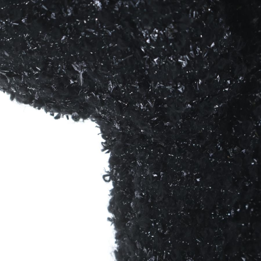 モンクレール 25AW Urbel Tweed Short Down Jacket ウルベル ツイード ショート ダウンジャケット ブラック レディース K20931A00245の画像