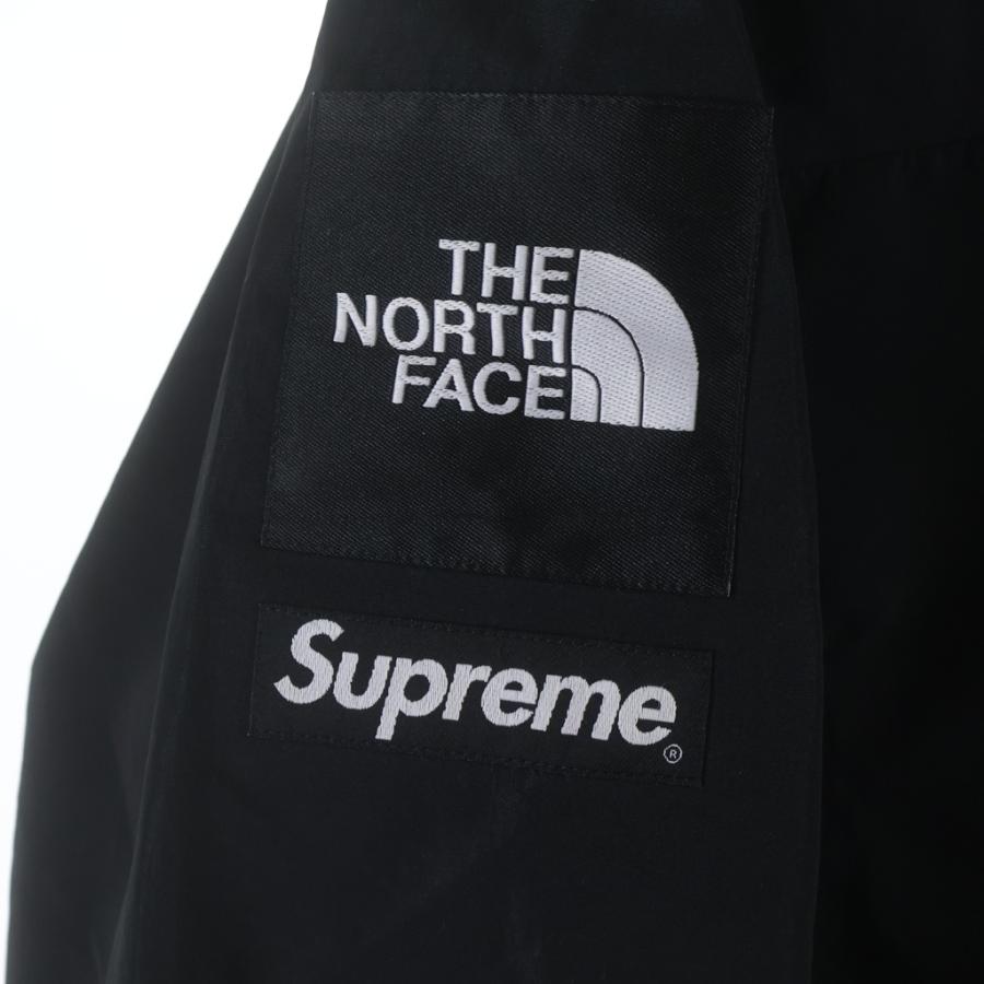 シュプリーム 24SS ×THE NORTH FACE スプリットテープドシームシェルジャケット ジップアップマウンテンパーカー NF0A875D ブラックの画像