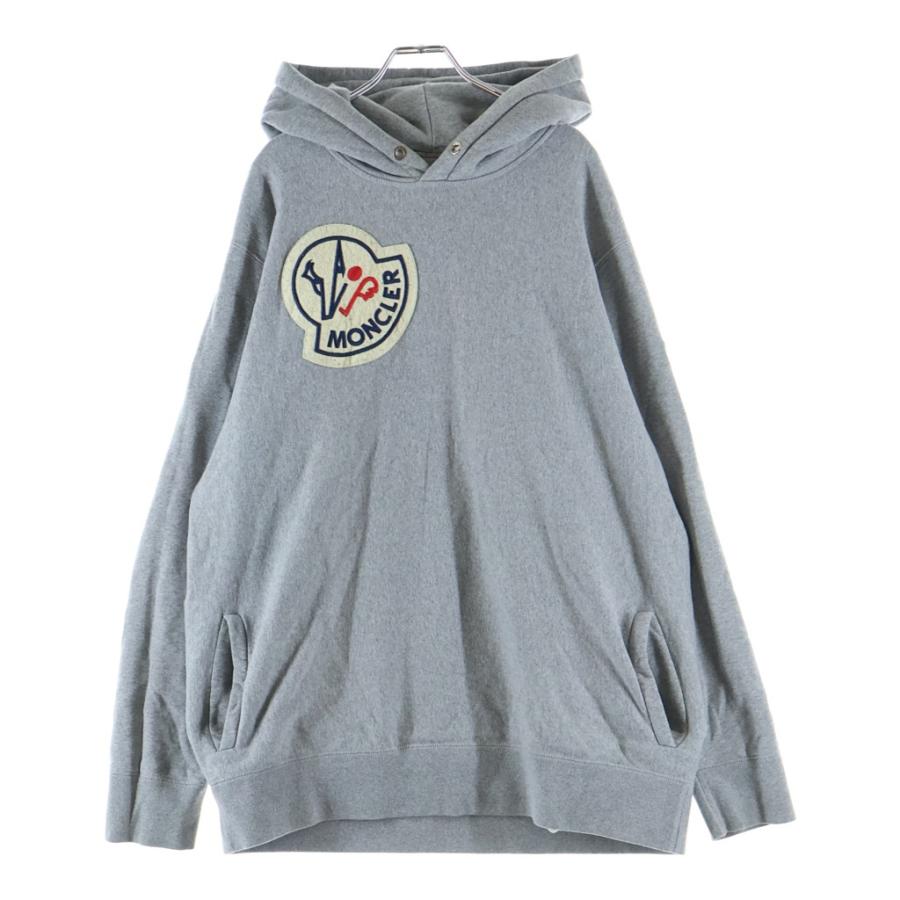 MONCLER（モンクレール） 21AW MAGLIA CON CAPPUCCIO Logo Patch