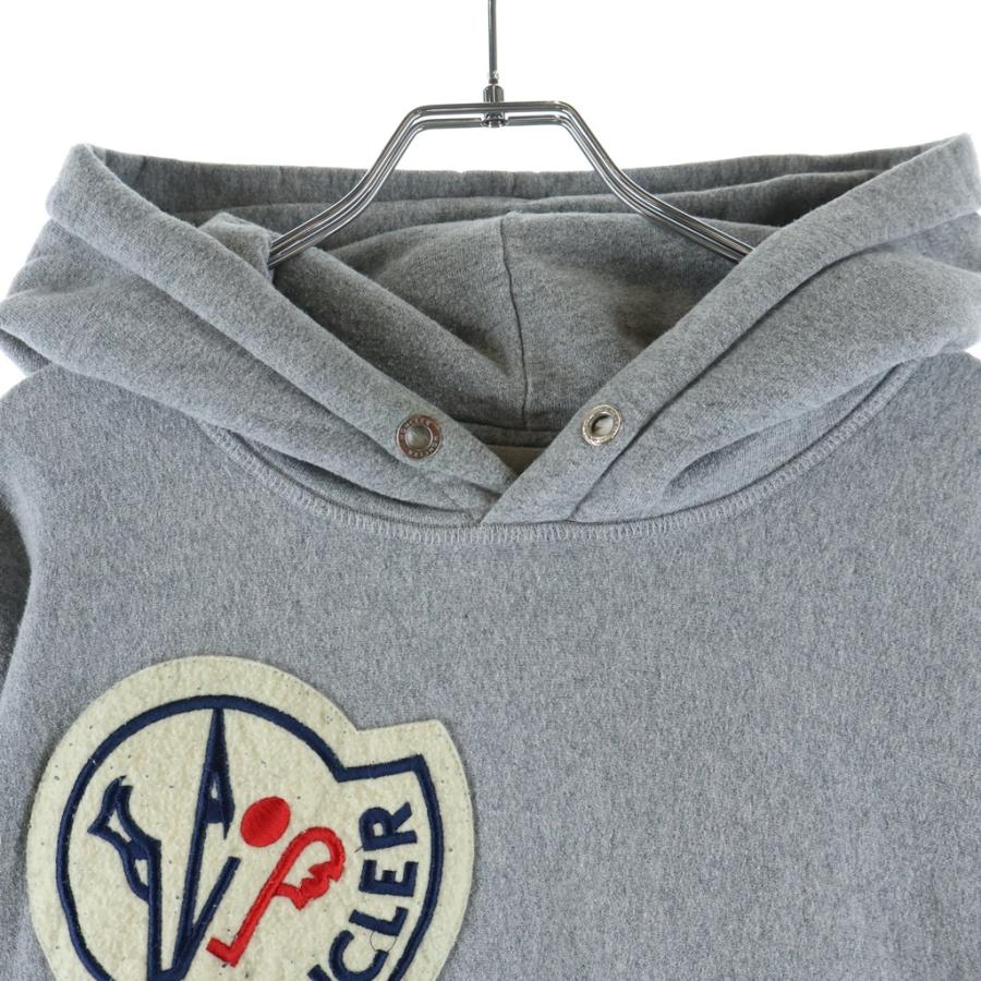 MONCLER（モンクレール） 21AW MAGLIA CON CAPPUCCIO Logo Patch