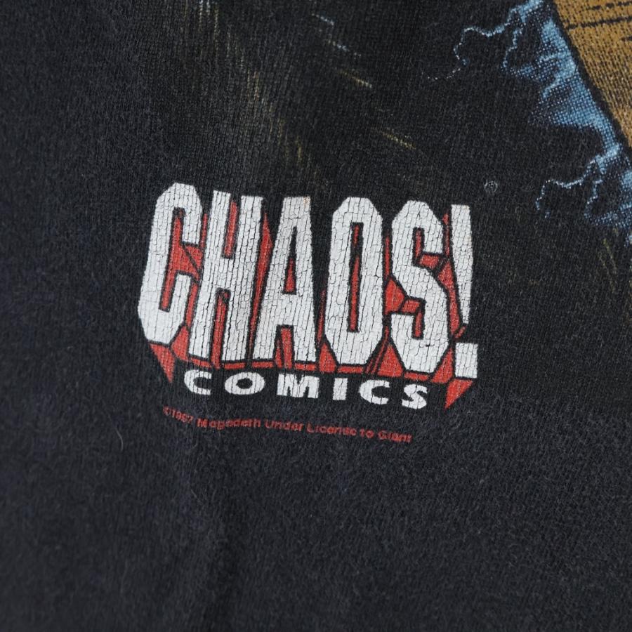 VINTAGE ヴィンテージ 90S MEGADETH CHAOS COMICS T-Shirts メガデス 