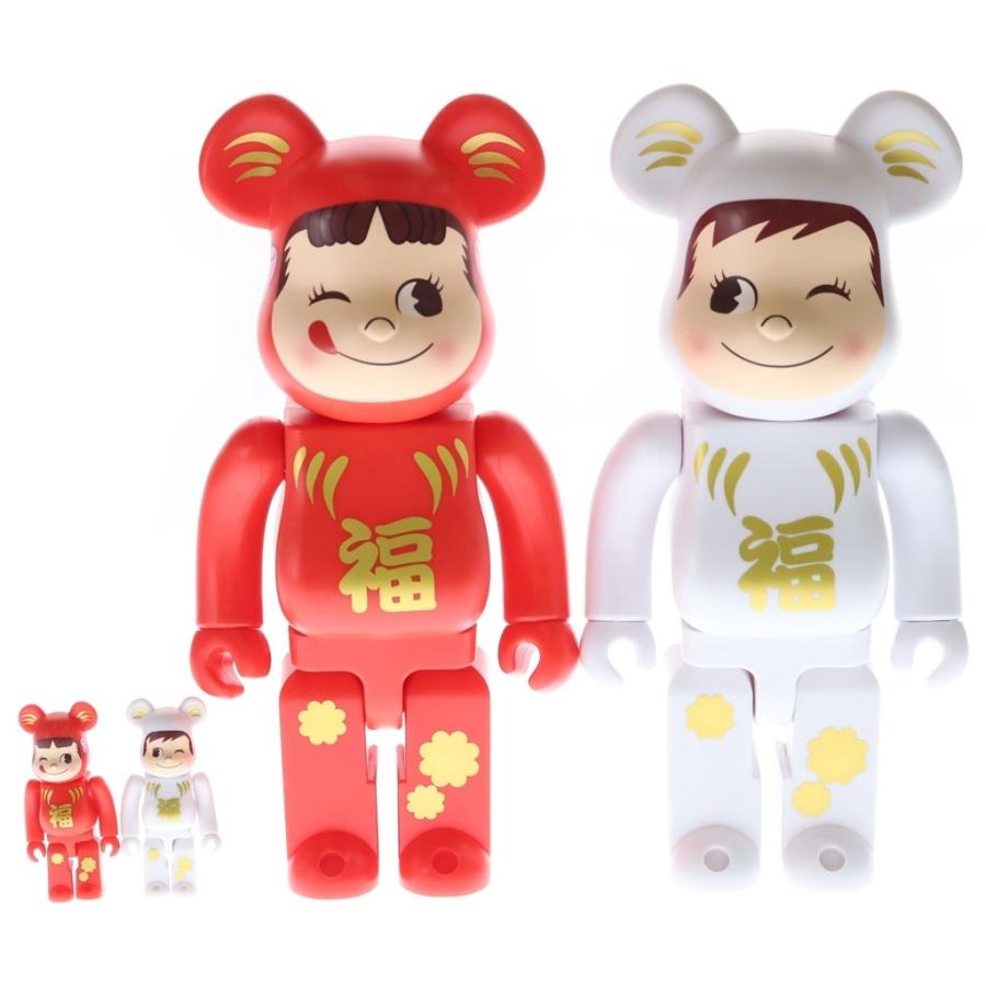 BE@RBRICK ベアブリック PEKO&POKO DARUMA 達磨ペコちゃん&ポコちゃん 