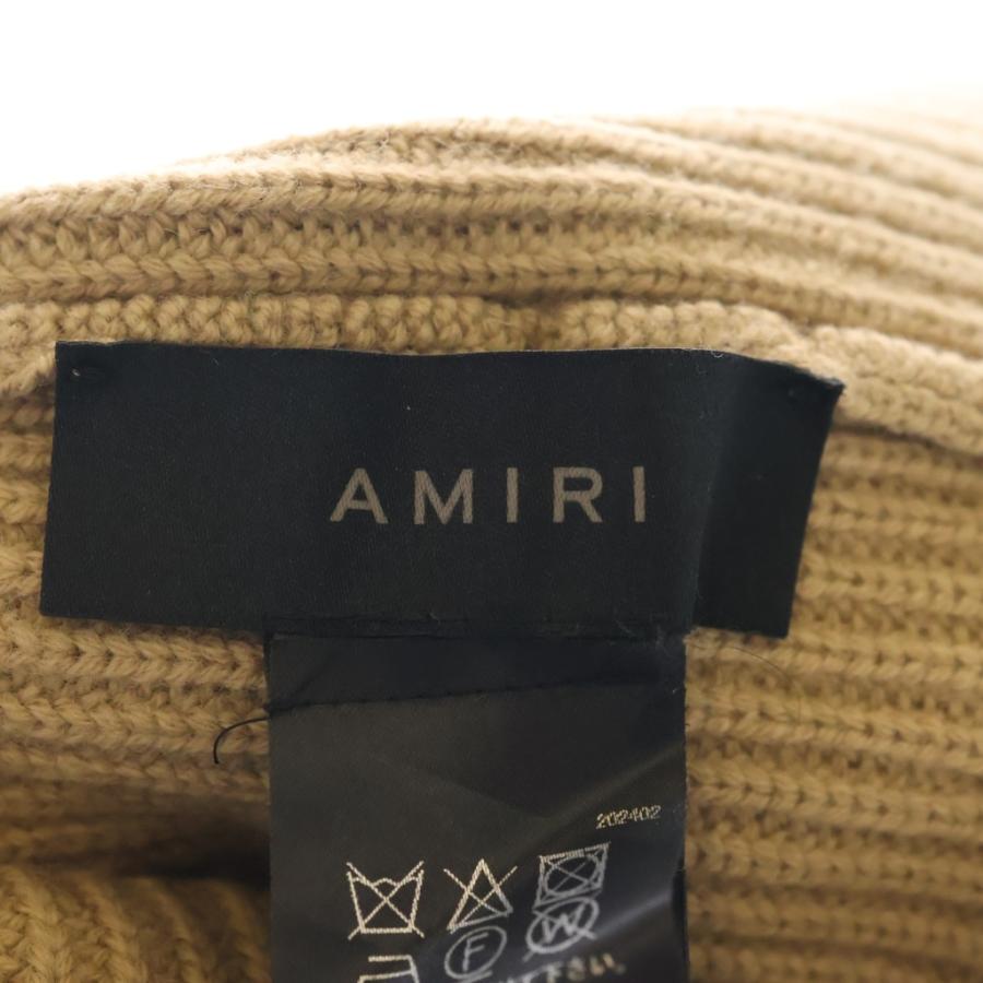 AMIRI（アミリ） 24AW MA BEANIE ロゴデザイン ニット帽 ビーニー 帽子
