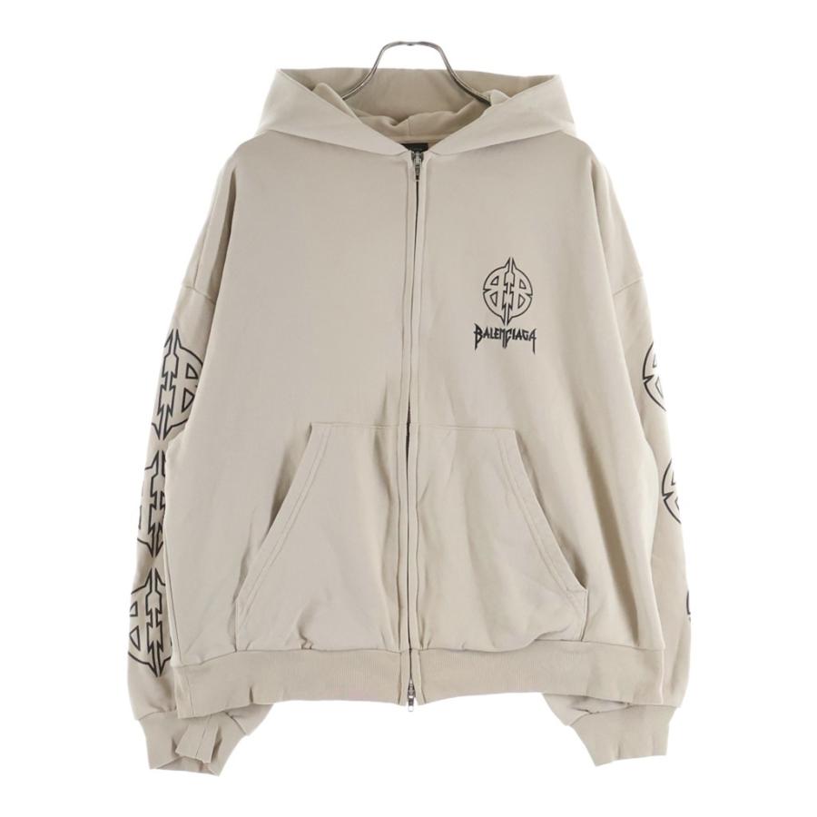 BALENCIAGA（バレンシアガ） METAL BB ZIP HOODIE メタルBB ジップ