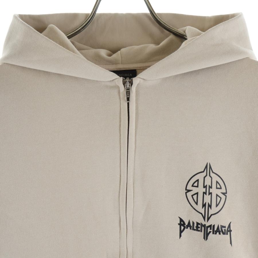 BALENCIAGA（バレンシアガ） METAL BB ZIP HOODIE メタルBB ジップ