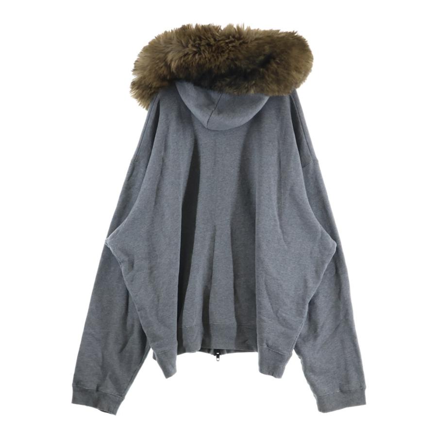 BALENCIAGA（バレンシアガ） Fur Zip Up Hoodie ファー オーバーサイズ