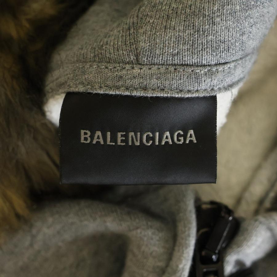 BALENCIAGA（バレンシアガ） Fur Zip Up Hoodie ファー オーバーサイズ