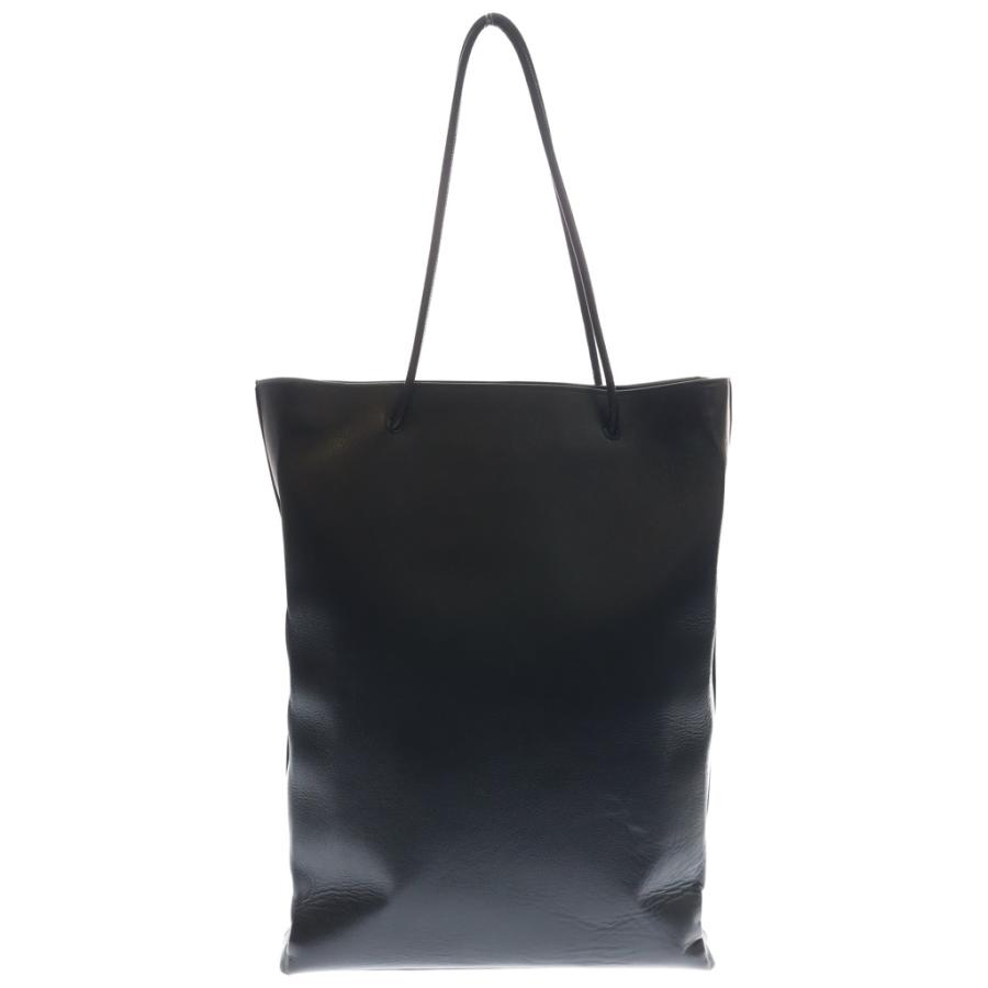 BALENCIAGA 黒 レザートートバッグ BALENCIAGA（バレンシアガ） ノースサウス レザーショッピングバッグ