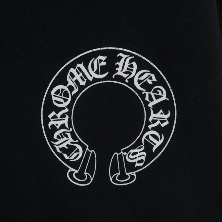 【CHROME HEARTS】ロゴ ホースシュー クルーネック スウェット CHROME HEARTS（クロムハーツ） ホースシュー アームフローラルクロス