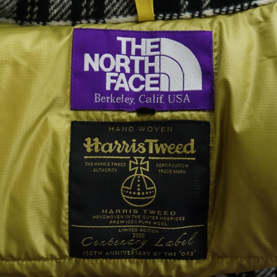 THE NORTH FACE ✖️Harris Tweed チェック柄ダウンベスト THE NORTH FACE PURPLE LABEL ノースフェイスパープルレーベル ×Harris