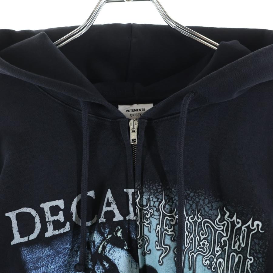 VETEMENTS（ヴェトモン） 25AW ×Cradle of Filth Oversized Zip-Up