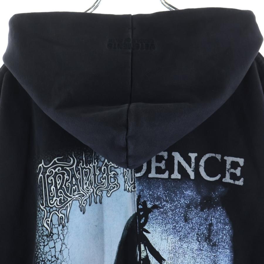 VETEMENTS（ヴェトモン） 25AW ×Cradle of Filth Oversized Zip-Up