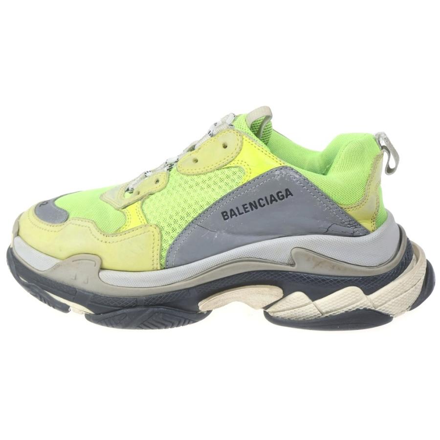 BALENCIAGA バレンシアガ TRIPLE S 512175 ロゴエンブロイダリー ダッド ローカットスニーカー イエロー BALENCIAGA（バレンシアガ） TRIPLE S 512175 ロゴエンブロイダリー