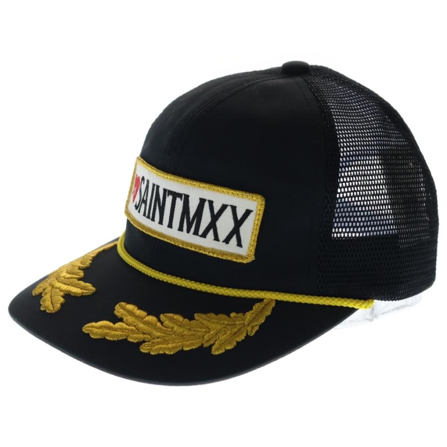 SAINT MICHAEL セントマイケル MX6 MESH CAP ロゴワッペンデザイン
